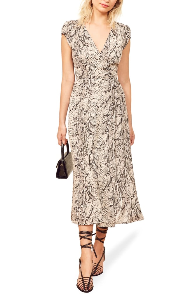 Carina midi wrap dress on sale