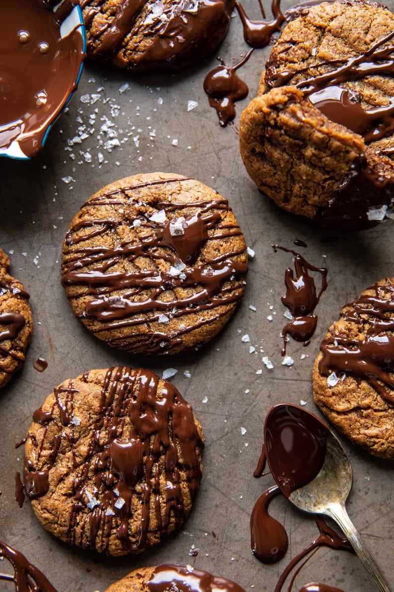 5-Ingredient Chocolate Almond-Butter Cookies