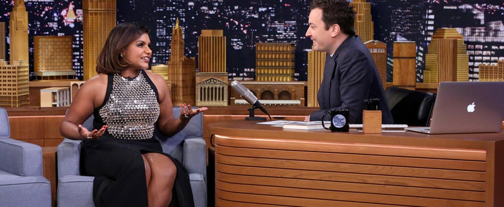 Mindy Kaling's Outfit on Jimmy Fallon 2015