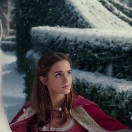 Emma Watson Singing in Beauty and the Beast Clip