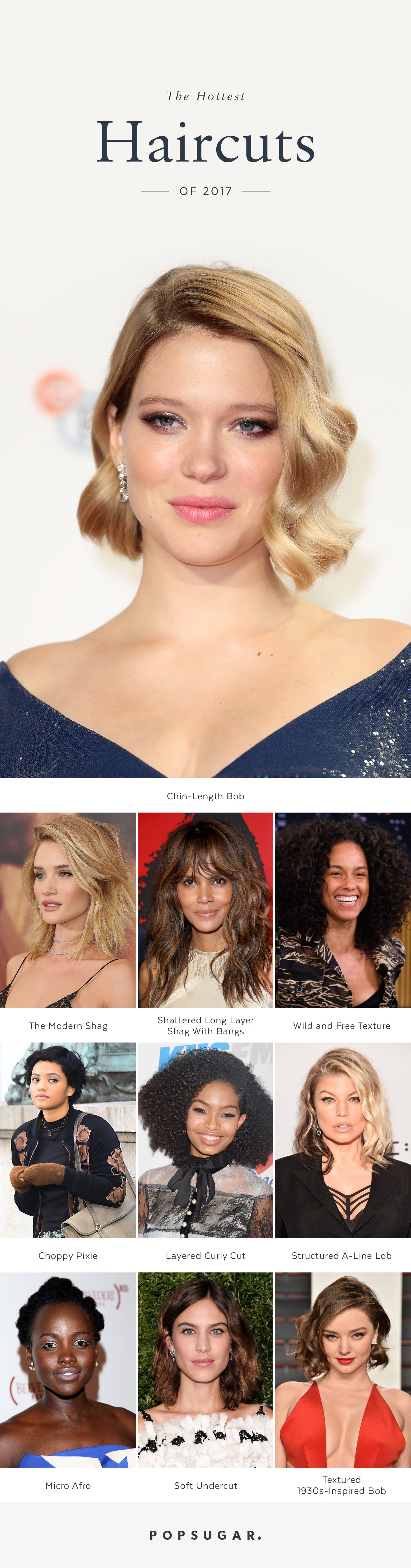 Hottest Haircuts 2017 Popsugar Beauty