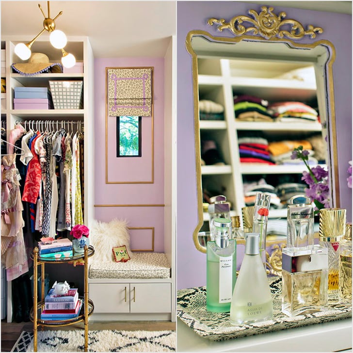 Glamorous Closet Makeover Glamorous Closet Makeover