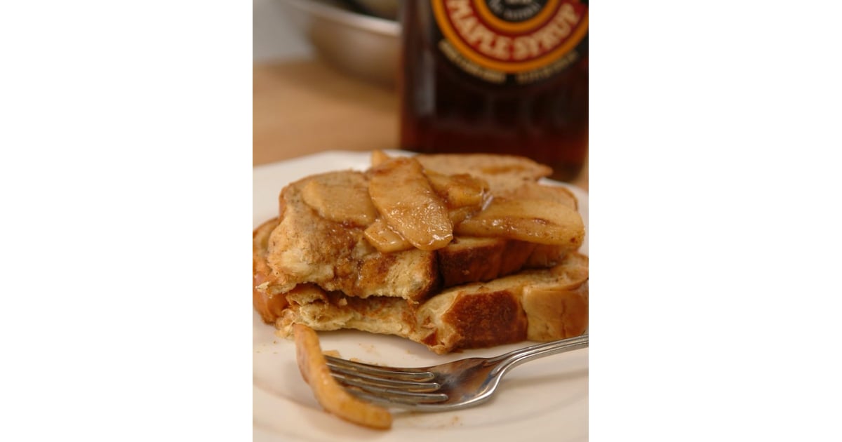 Challah French Toast With Warm MapleApple Compote Healthy French
