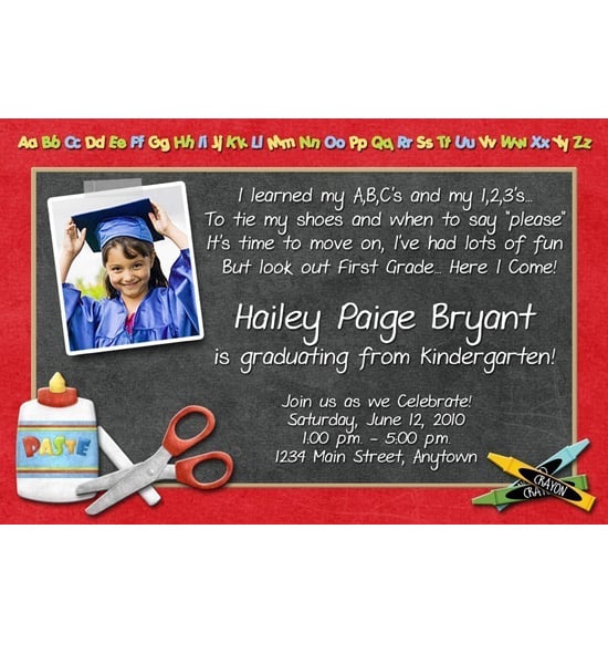 Preschool Graduation Invitation Ideas 2