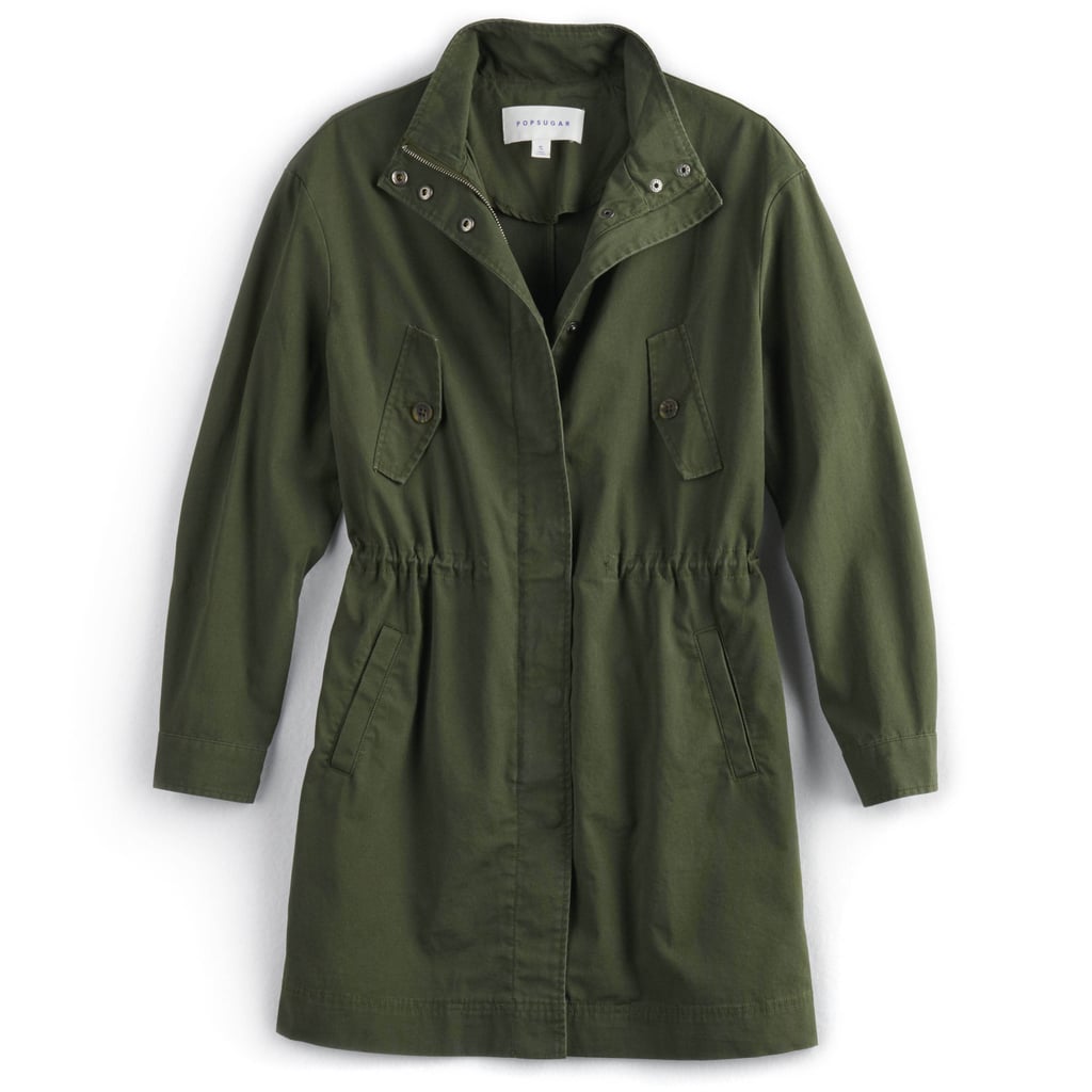 Drop-Shoulder Anorak Jacket
