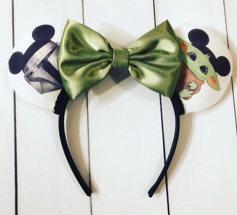 Baby Yoda Minnie Mouse Ears Headand
