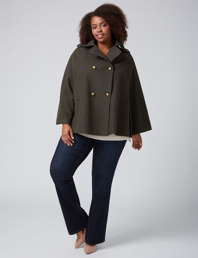 Lane Bryant Military Cape