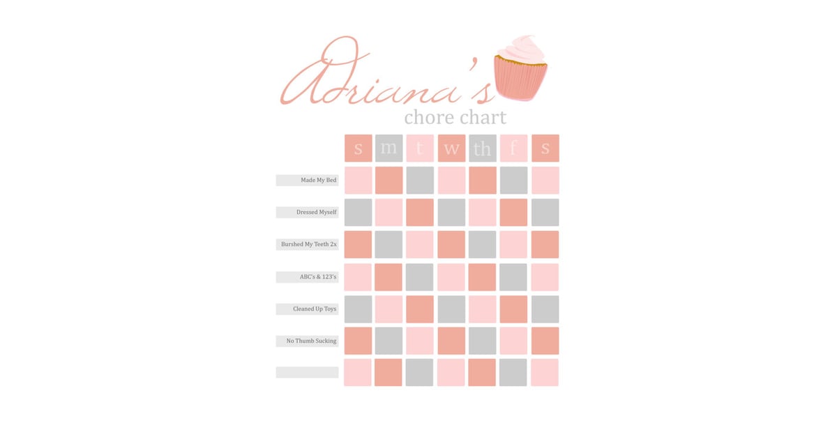 Cupcake Reward Chart | How to Get Kids to Do Chores | POPSUGAR Moms Photo 3