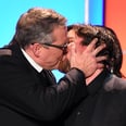 Yep, Christian Bale and Adam McKay Just Kissed Twice at the Critics' Choice Awards