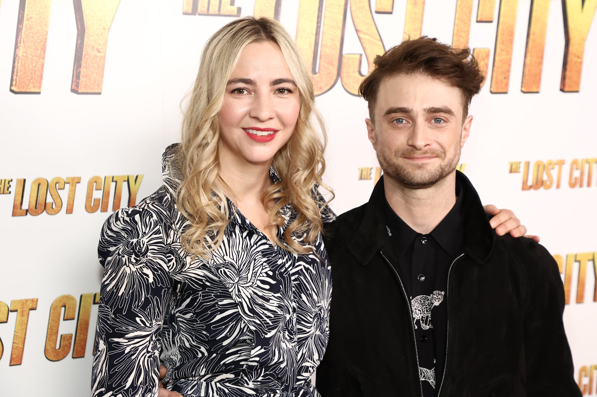 NEW YORK, NEW YORK - MARCH 14: Erin Darke and Daniel Radcliffe attend a screening of 