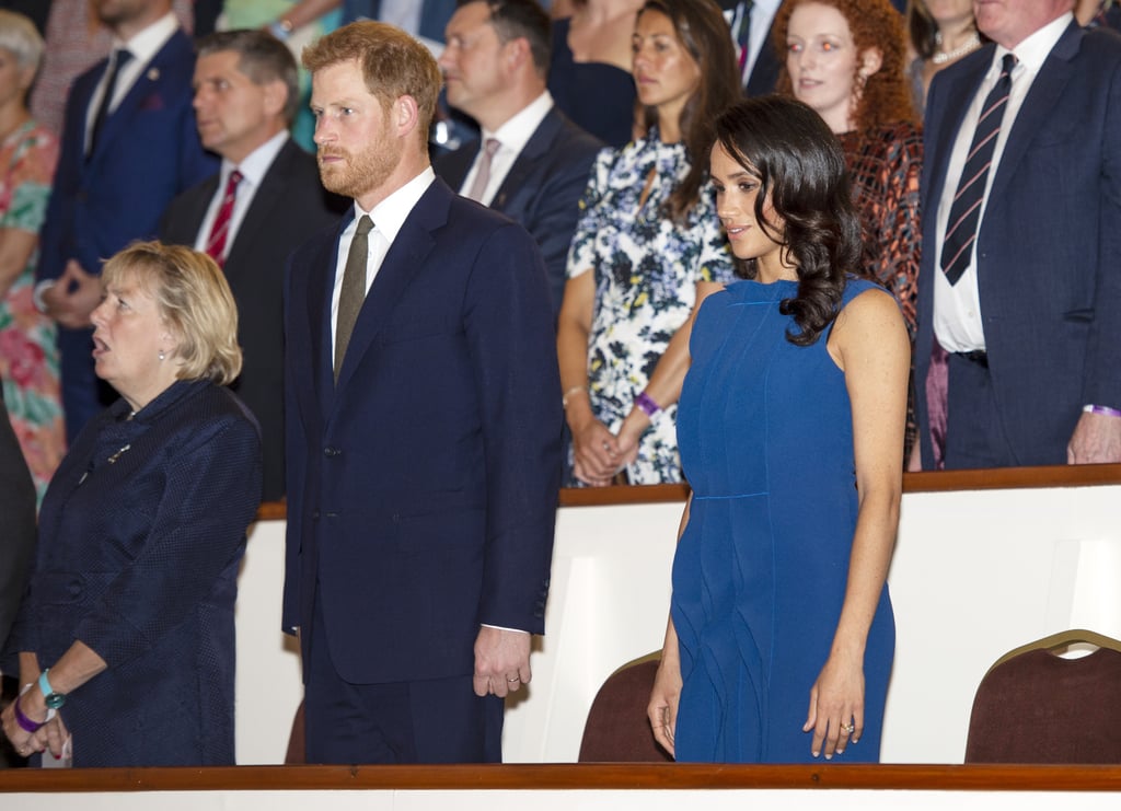 Prince Harry and Meghan Markle at 100 Days to Peace Concert