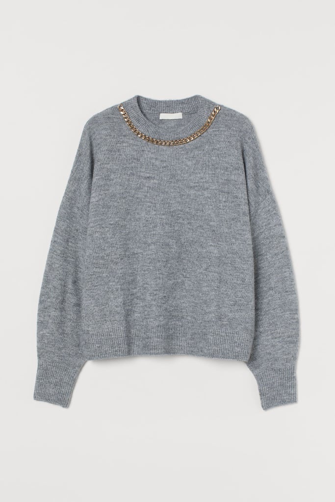 Chain-detail Sweater