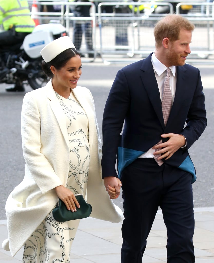 Meghan Markle White Hat at Commonwealth Day