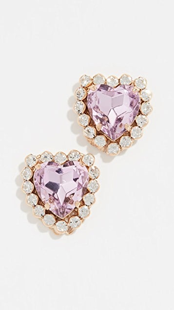 Anton Heunis Heart Stud Earrings