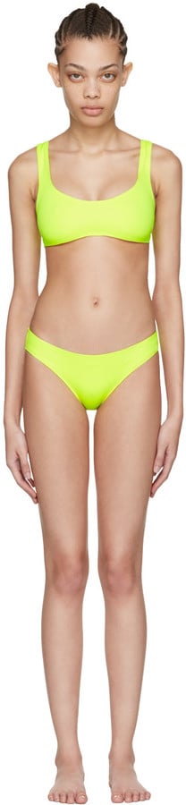 Solid & Striped Yellow 'The Elle' Bikini