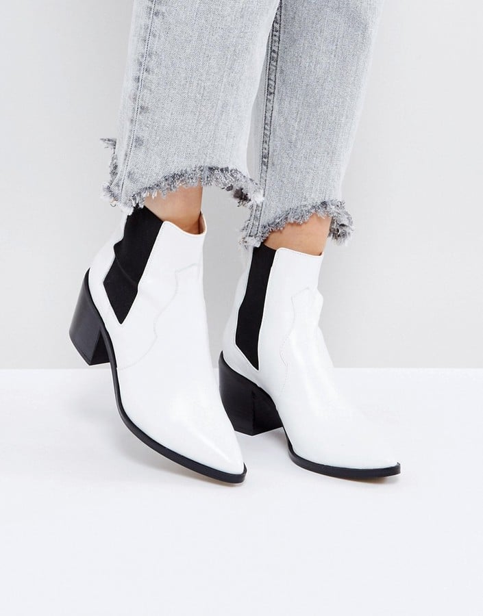 Asos Rewind Leather Chelsea Boots