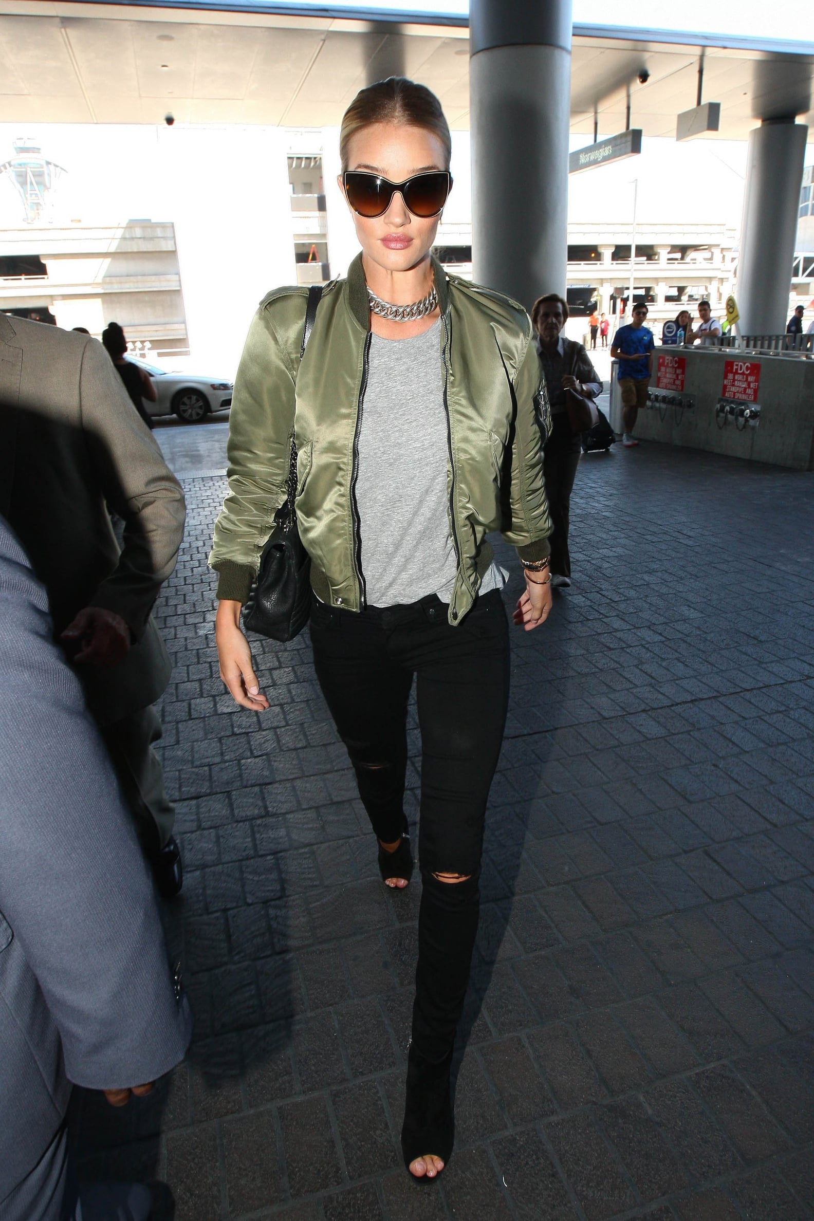 Models' Airport Outfits | POPSUGAR Fashion