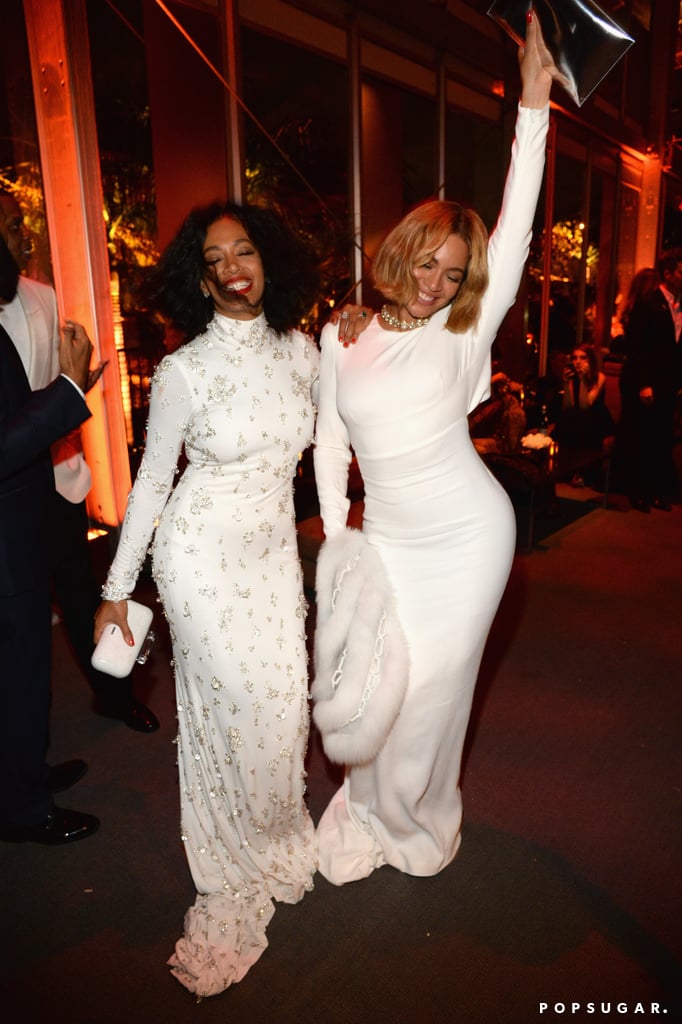 She lived it up with her sister Solange at the Vanity Fair Oscars afterparty in February 2015.