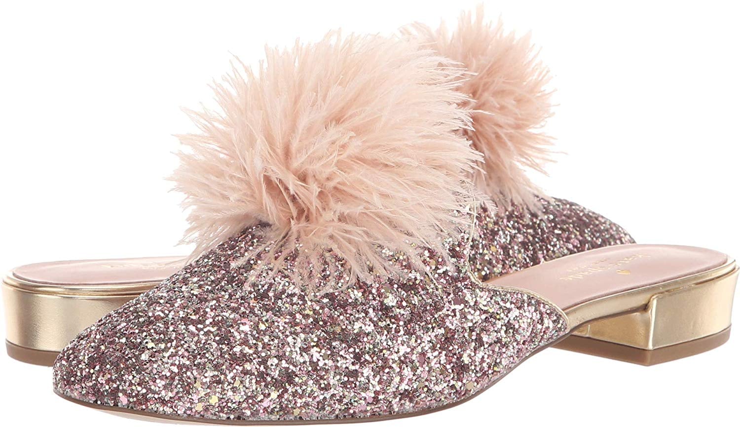 Kate spade hotsell glitter mules