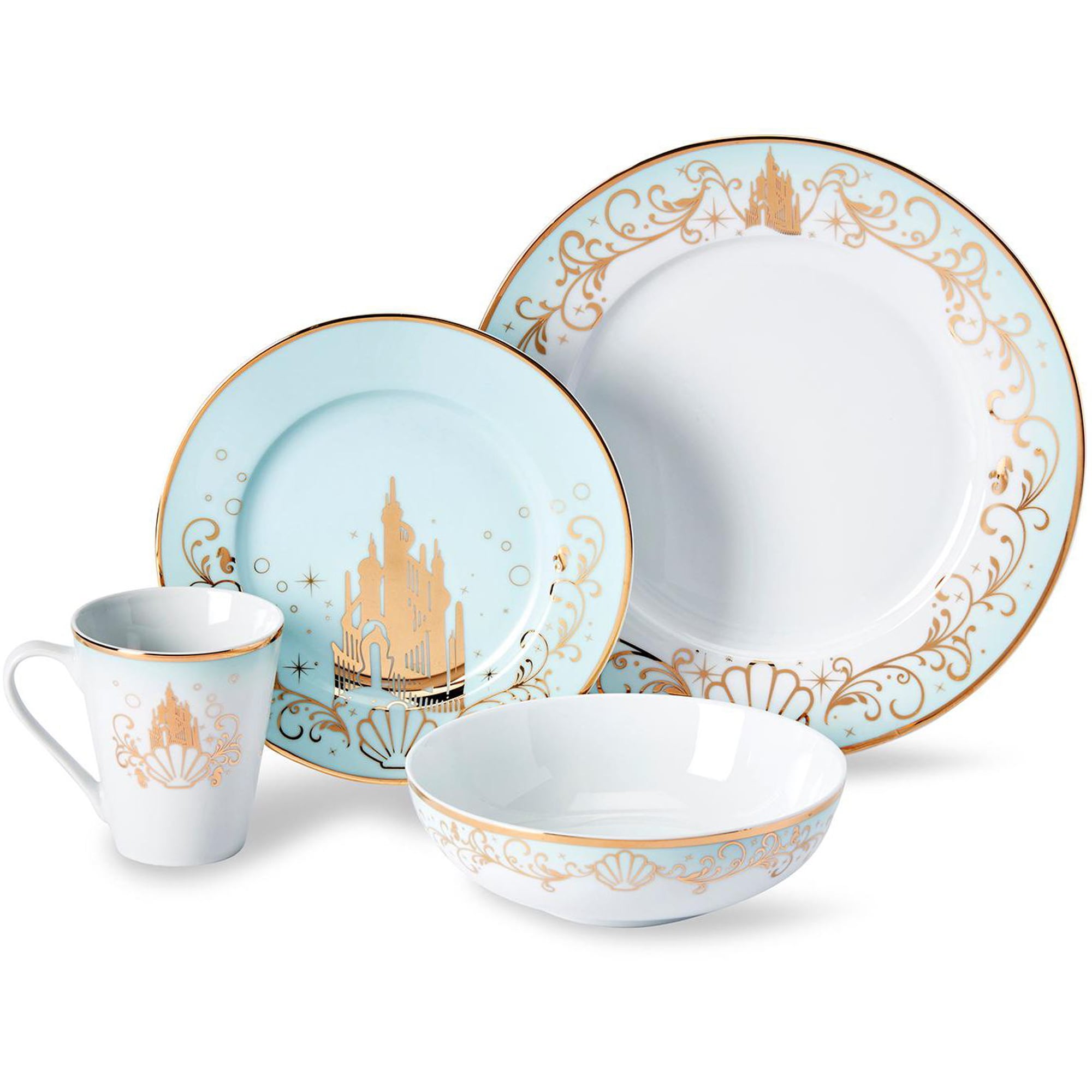 Target Is Selling A Disney Princess 16 Piece Dinnerware Set