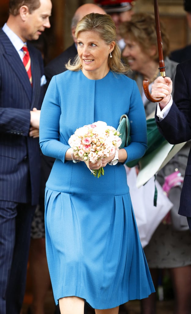 Sophie, Countess of Wessex, at the Abbey Church of St Peter and St Paul, 2014