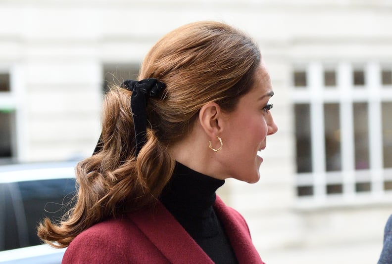 Kate Middleton's Velvet Bow Take Two, 2018