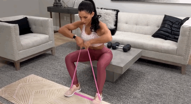 Booty band online arm workout