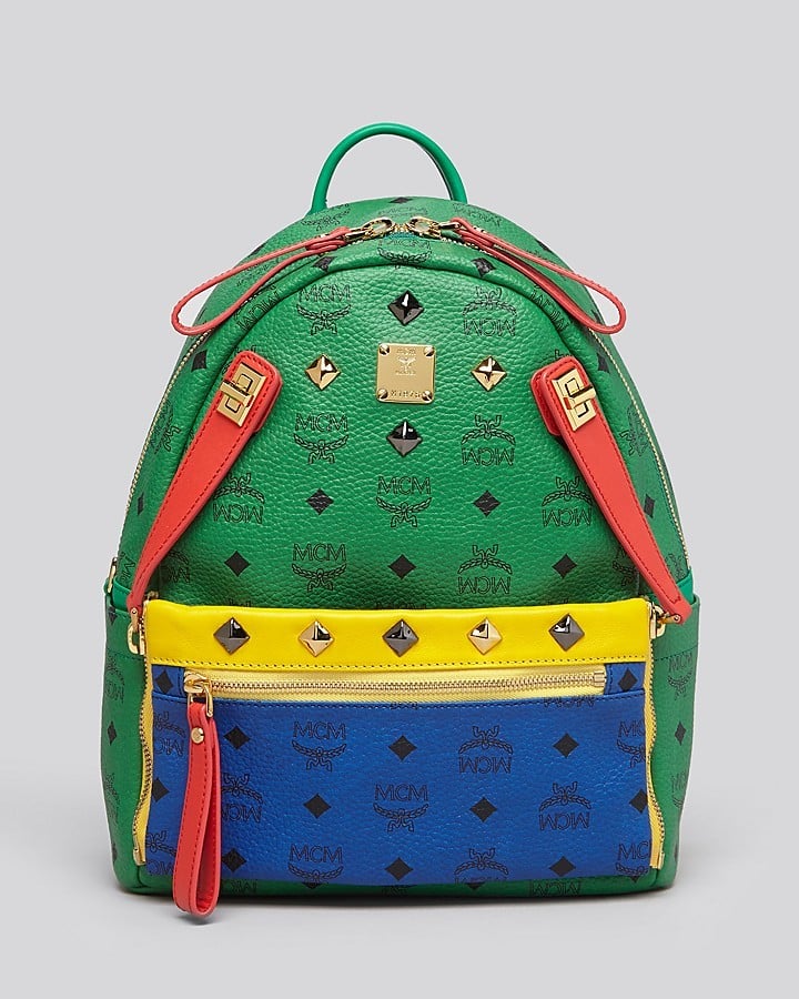 mcm color block bag