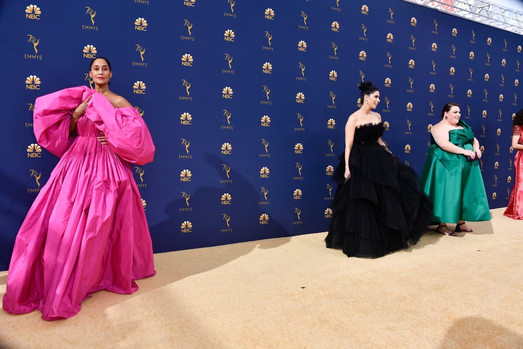 Tracee Ellis Ross in a Pink Valentino Gown at the 2018 Emmys