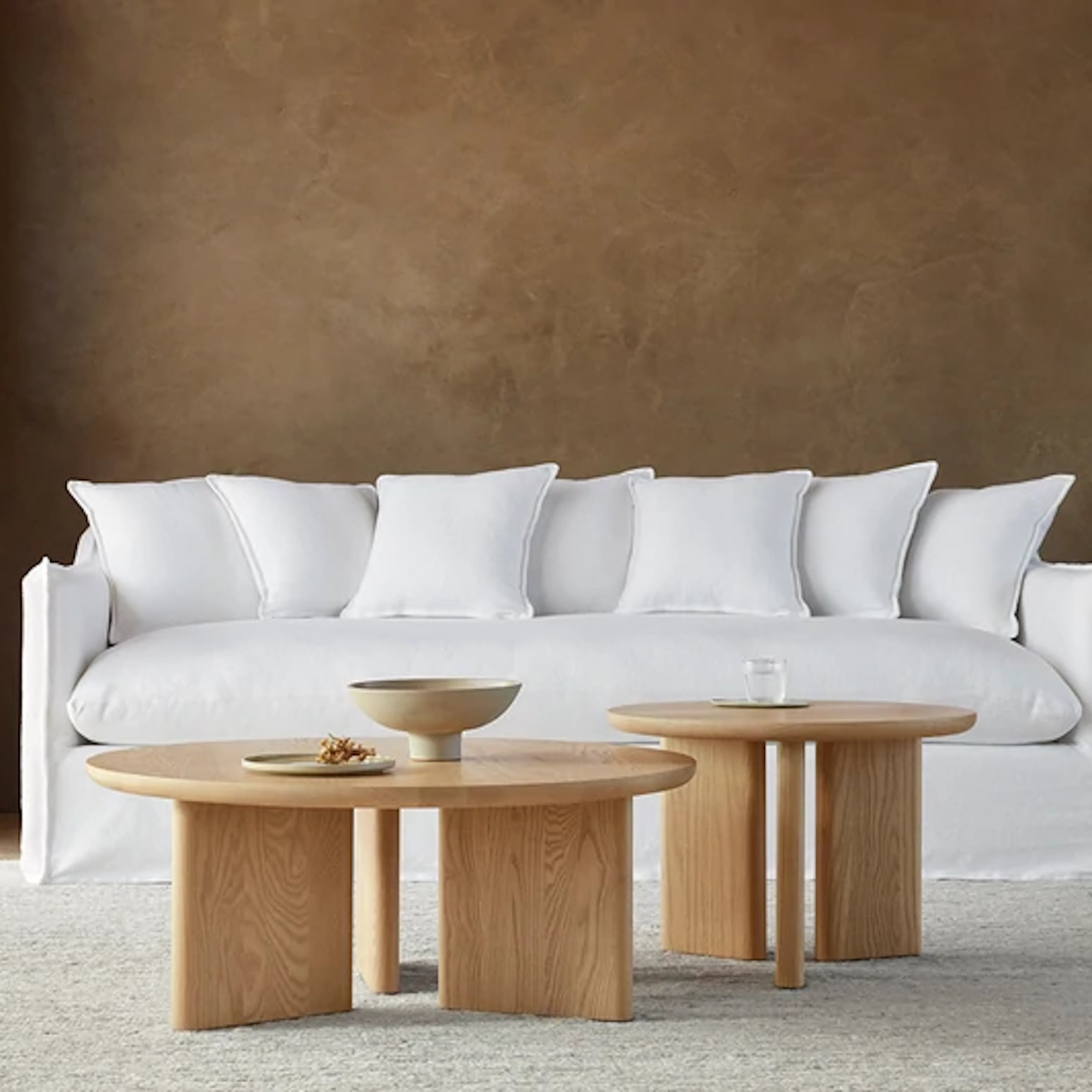 Cb2 justice outlet oak coffee table