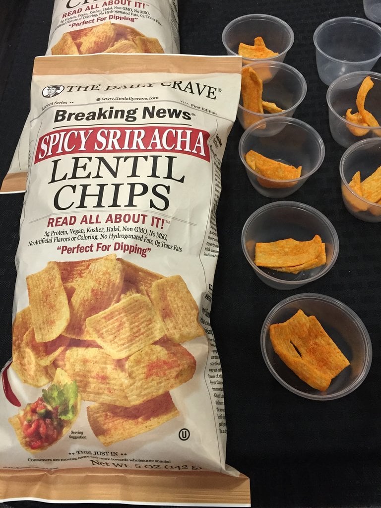 The Daily Crave Spicy Sriracha Lentil Chips 2015 Trending Flavors Winter Fancy Food Show