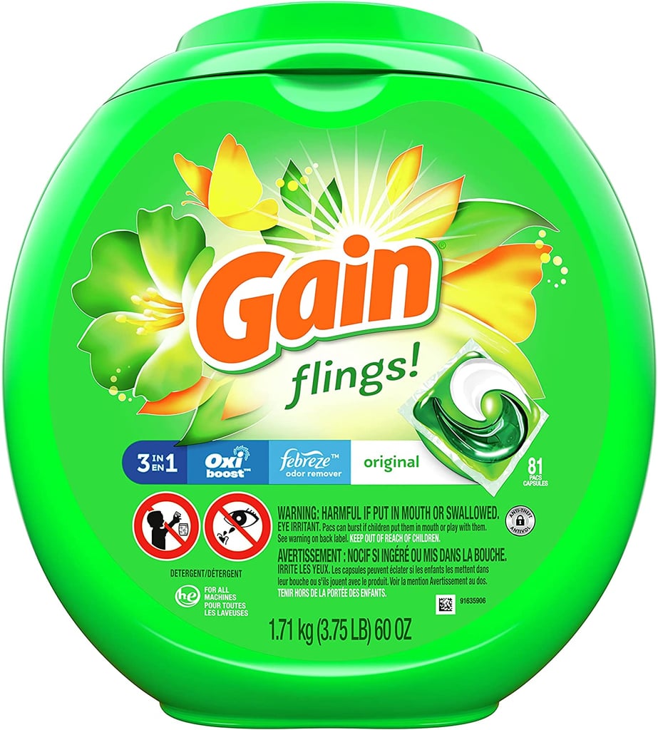 For Easy Laundry: Gain Flings! 3-in-1 Laundry Detergent