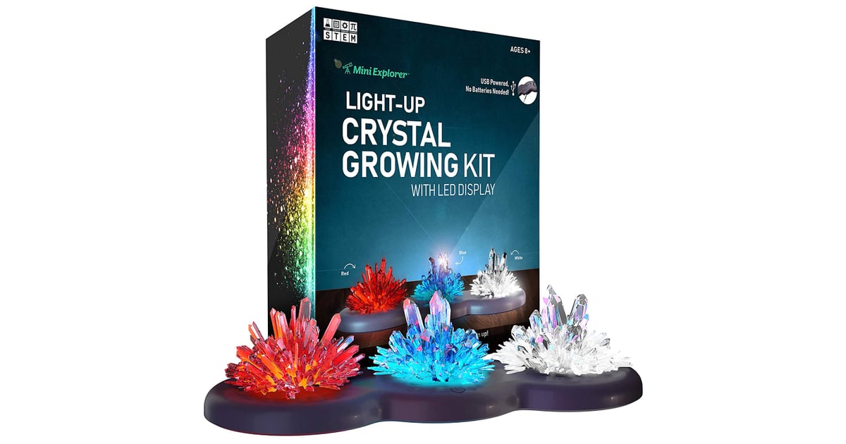 Mini Explorer LightUp Crystal Growing Kit Best Toys For 5YearOlds