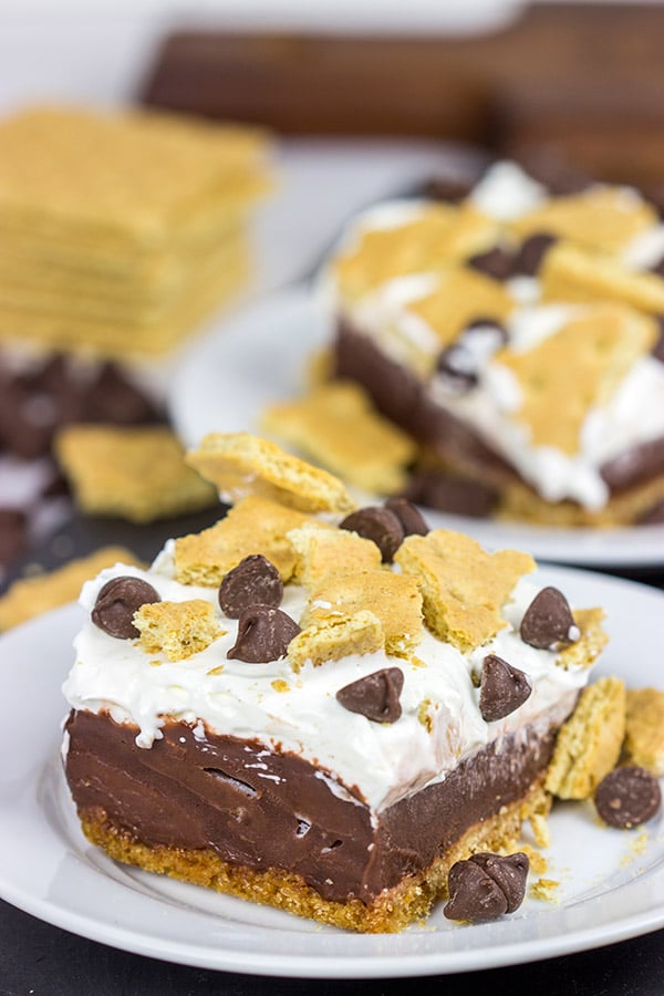 Frozen S'mores Bars