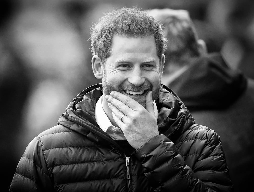 Prince Harry and Meghan Markle Black and White Photos