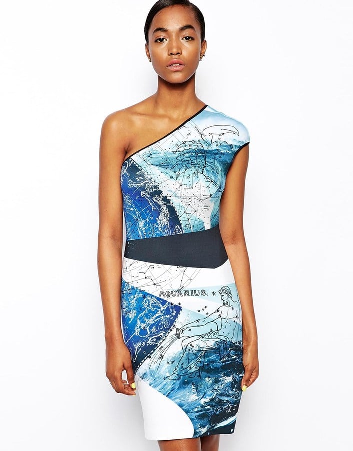 Clover Canyon Neoprene Dress in Zodiac Print