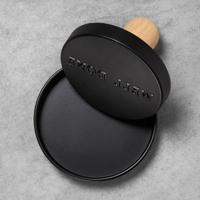 Burger Press With Wooden Handle