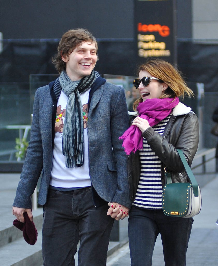 The pair showed sweet PDA when they walked hand in hand around NYC in January 2013.
