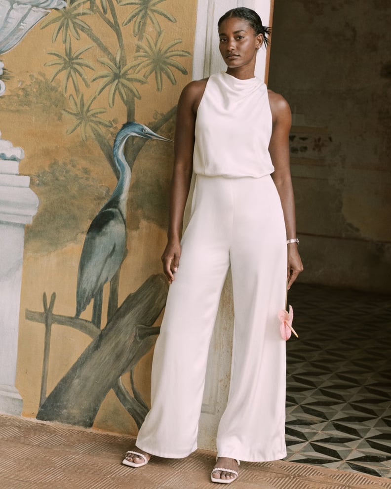 A Sophisticated Jumpsuit For the Bride