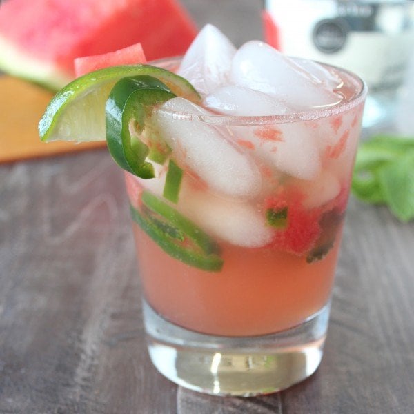 Watermelon Jalapeño Mojito