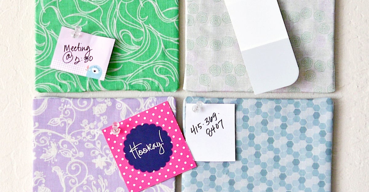 DIY FabricCovered Bulletin Boards POPSUGAR Smart Living