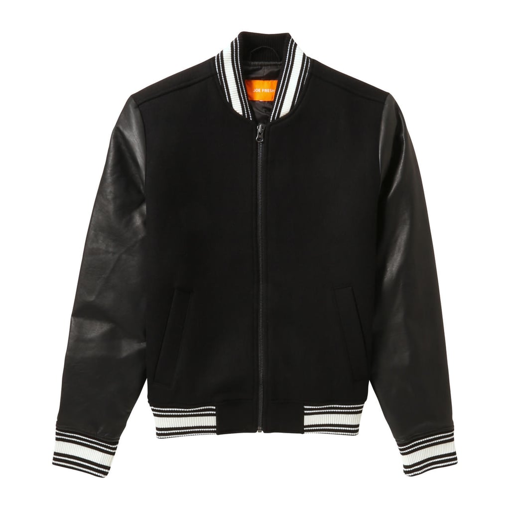 Joe Fresh Varsity Jacket | Clothes to Borrow From the Boys | POPSUGAR ...