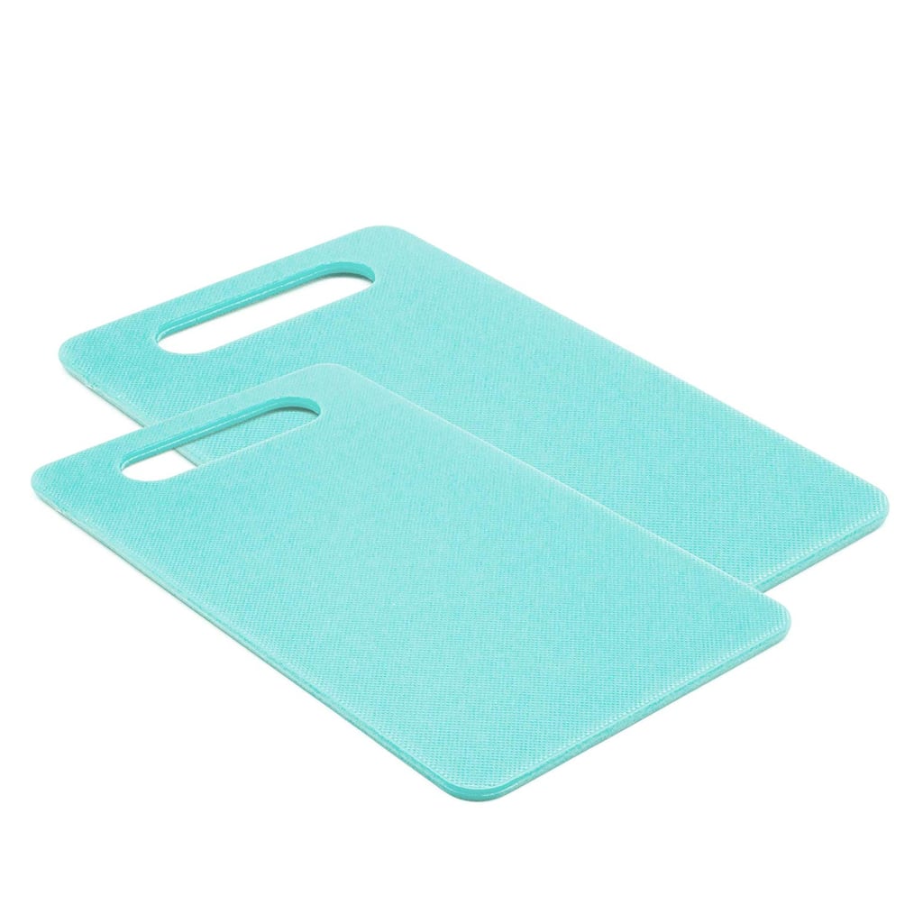 GreenLife 2Piece Cutting Board Set Teal Kitchen Appliances and