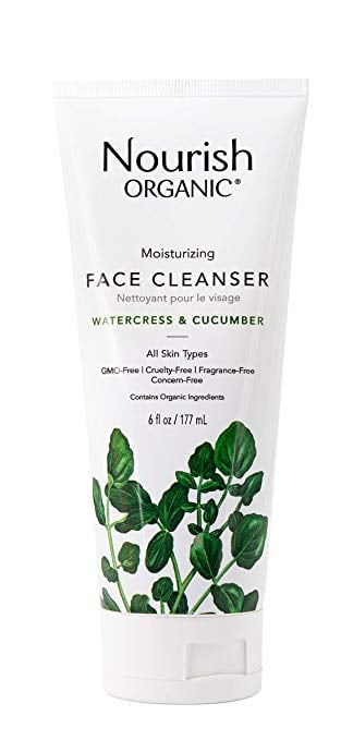 Nourish Organic Moisturising Face Cleanser Watercress & Cucumber