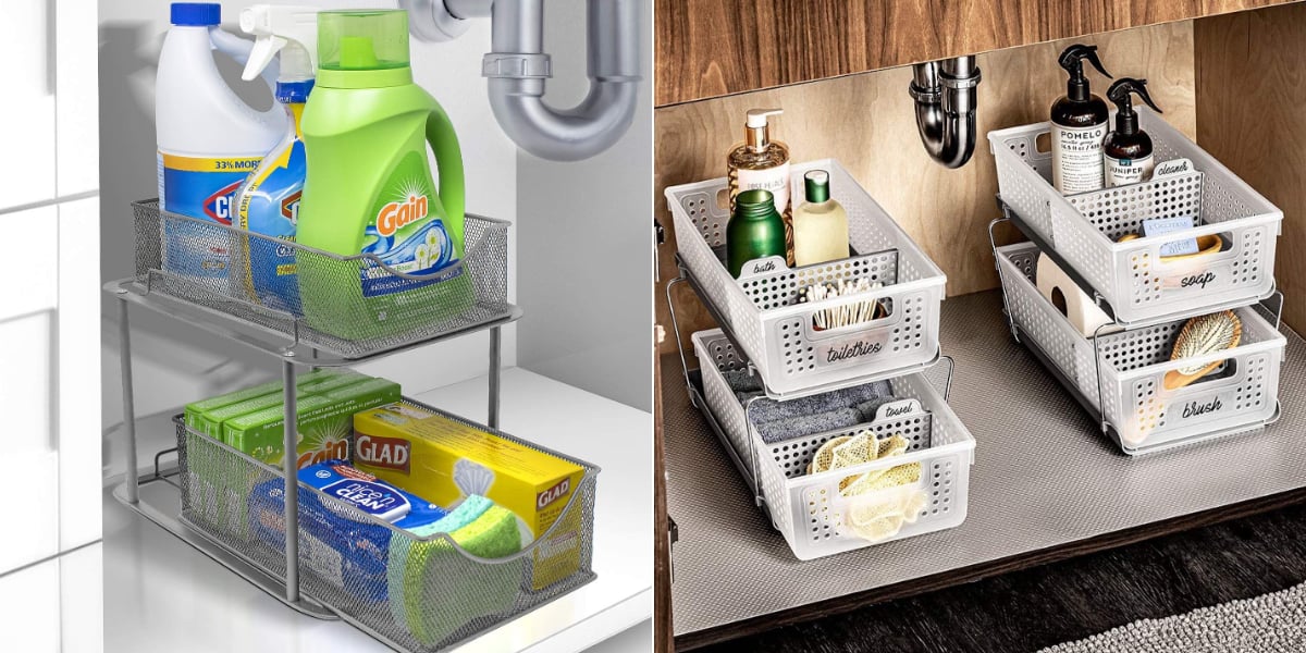 I shopped TONS of under sink organizers and most were cheap or too