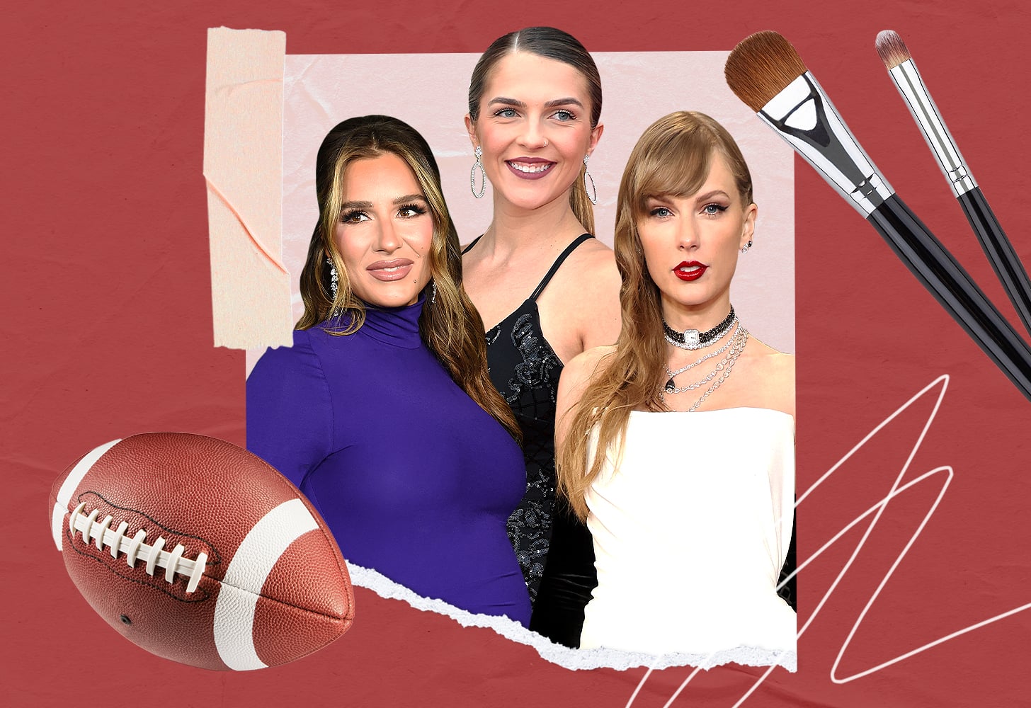 NFL WAGs makeup artist Allison Kaye shares her behind-the-scenes beauty secrets on game day.