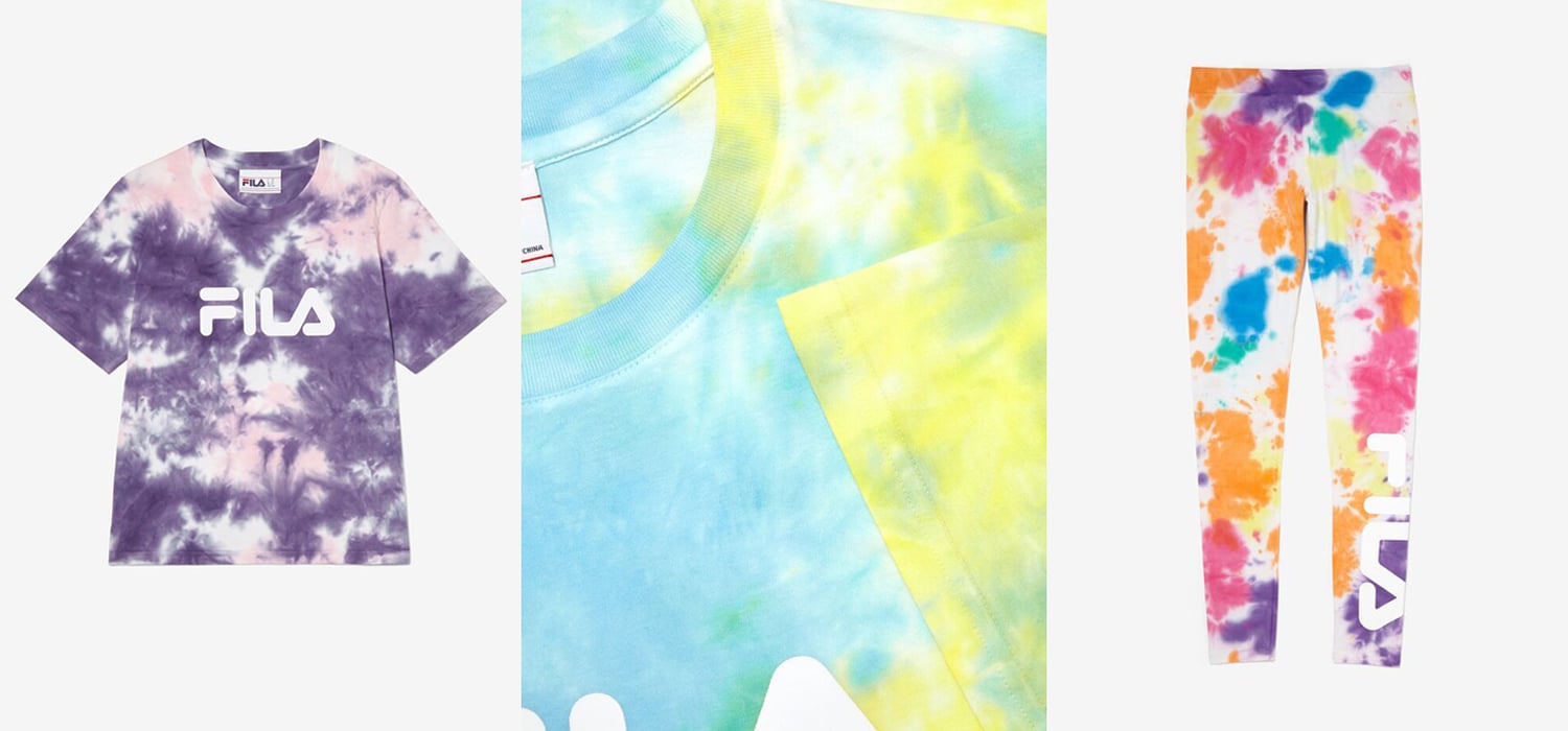 Fila tie 2025 dye shirt