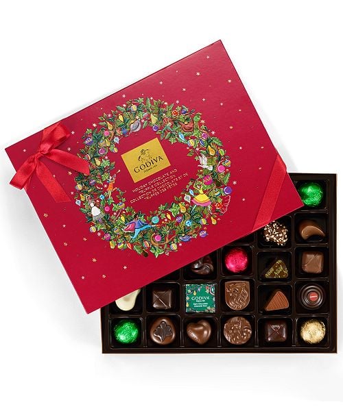 Godiva 32Piece Holiday Truffle Gift Box Gifts For ChocolateLovers