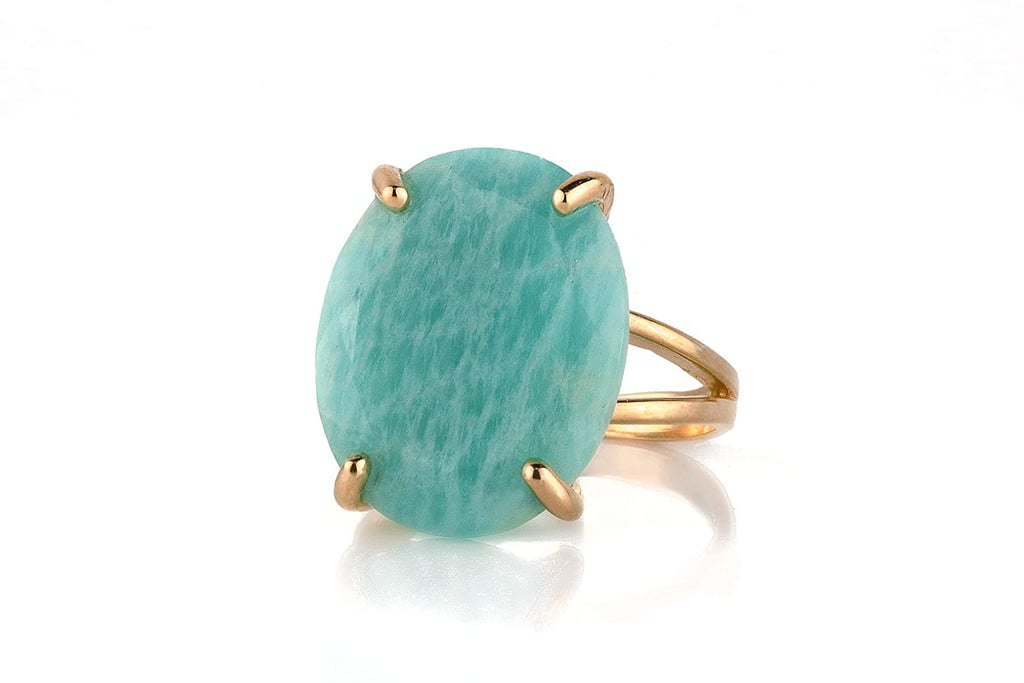Ring a Ding Ding: Anemone Jewellery Oval Amazonite Ring