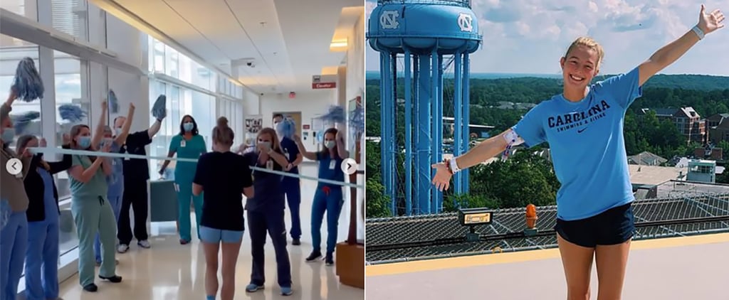 See Video of Diver Emily Grund Leaving Hospital Cancer-Free
